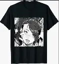 APSRA TRADER Ecchi Otaku Hentai Waifu Ahegao Girl Manga Anime ds147 T-Shirt Cotton T-Shirt - Regular Fit, Printed T-Shirts for Men